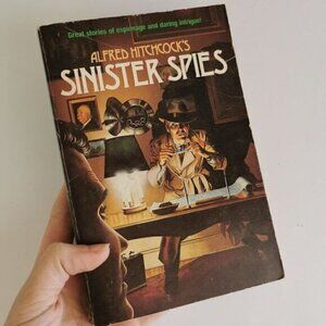 1982 Alfred Hitchcock's Sinister Spies Paperback Book